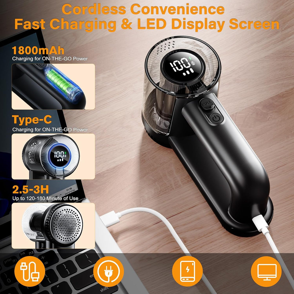 PLUISSÉ Pro 2 – Electric Fabric Shaver
